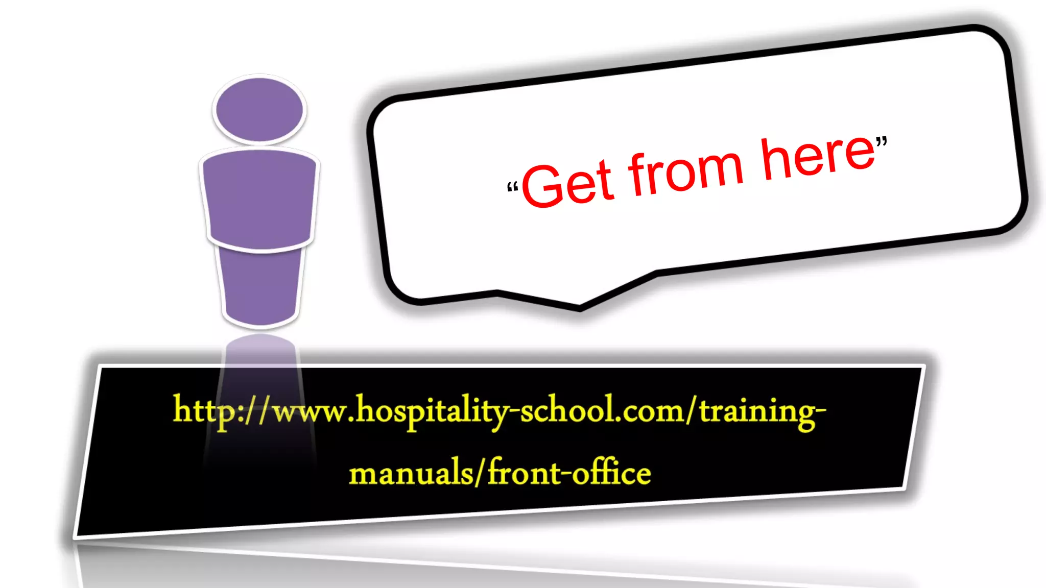Hotel Front Office Training Manual PPT