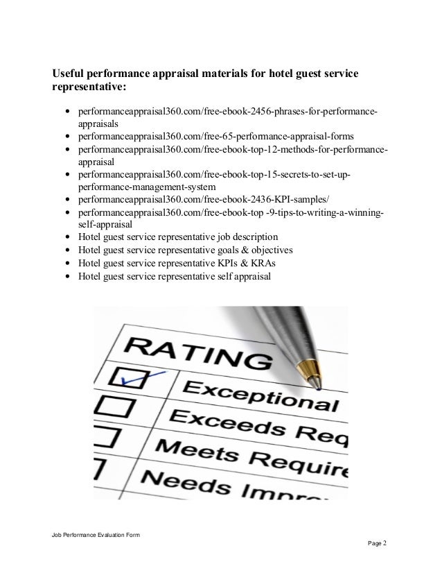 guest service representative