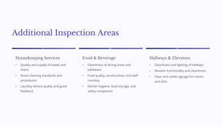 Hotel Inspection Checklist with eAuditor Audits & Inspections | PDF