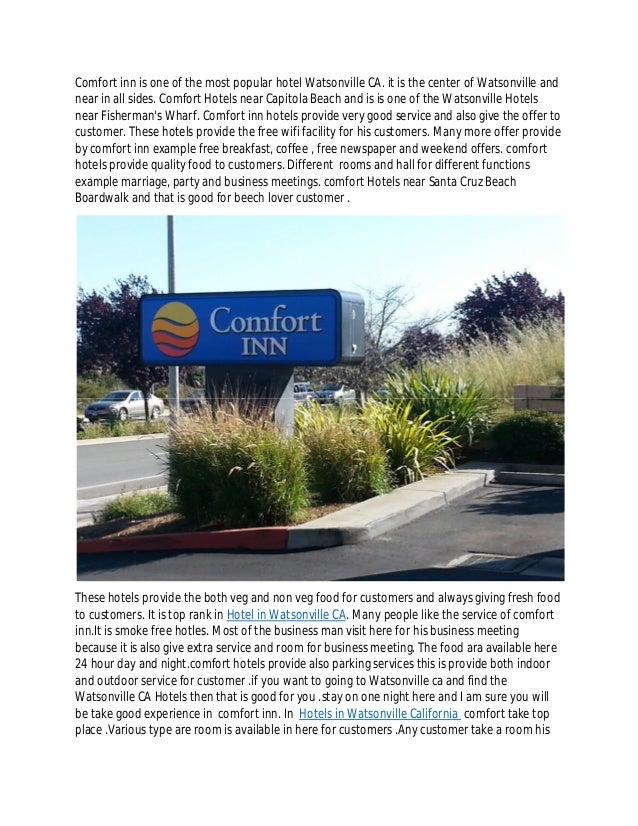 Hotel In Watsonville Ca