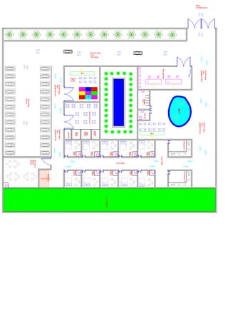2D Interior Hotel layout