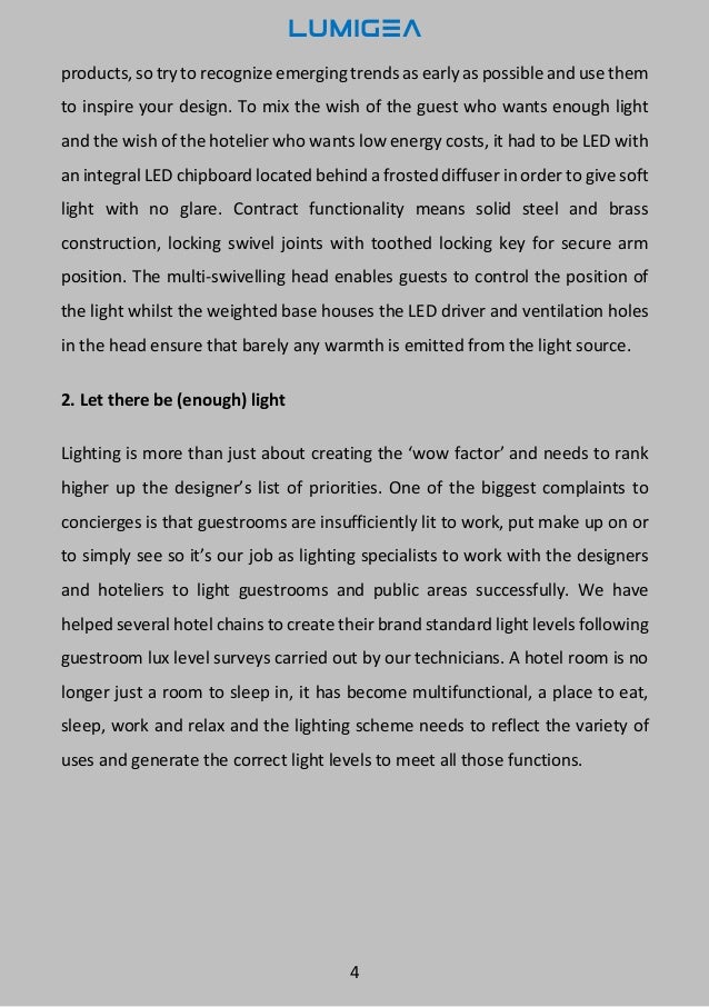 Hotel Lighting Project Handbook R
