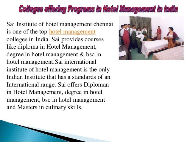 Hotel Management Courses in Chennai