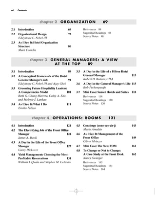 Hotel management | PDF