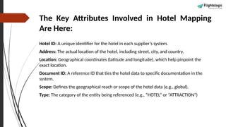 Hotel Mapping | Hotel Mapping Solution | PPTX