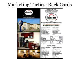 Marketing Tactics: Rack Cards
 