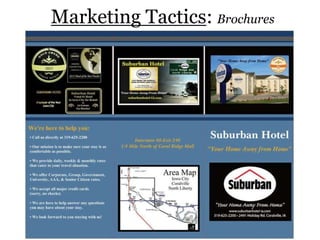 Marketing Tactics: Brochures
 