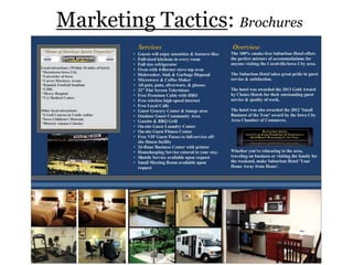 Marketing Tactics: Brochures
 
