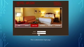 This is administrator login page.
 