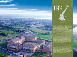 RIVA DEL GARDA

                                                                 TORBOLE




                                         S. ZENO DI MONTAGNA



                                   GARDA

                                               AFFI
                            BARDOLINO


                     SIRMIONE

                                LAZISE


                         PESCHIERA
                         DEL GARDA




                     VALEGGIO SUL MINCIO




Situato tra i Comuni di Peschiera del Garda e Lazi-
se, a soli 900 metri dalle rive del Lago, Hotel Parchi
del Garda gode di una location strategica al centro
delle due grandi linee nord-sud, est-ovest.
A soli 4 km dal casello autostradale A4 di Peschiera
del Garda, a 13 km dal casello autostradale A22 di
Affi e a 15 km dall’Aeroporto Valerio Catullo di
Villafranca di Verona.

Situated between Peschiera del Garda and Lazise,
just 900 meters from the lake’s shore, Hotel Parchi
del Garda conference centre is in an ideal location
and can be easily reachable using any means of
transport. It is located just 4 km from the A4 mo-
torway exit Peschiera del Garda, 13 km from the
A22 exit at Affi and 15 km from Valerio Catullo
airport in Villafranca (Verona).

Zwischen Peschiera del Garda und Lazise gelegen,
nur 900 Meter von den Ufern des Gardasees entfer-
nt, genießt das Hotel Parchi del Garda eine günstige
Lage inmitten der zwei Hauptrichtungen Nord-Süd
und Ost-West. Unser Hotel ist nur 4 Km von der
Ausfahrt Peschiera del Garda der A4, 13 Km von der
Ausfahrt Affi der A22 und 15 Km vom Flughafen
Valerio Catullo in Villafranca entfernt.
 