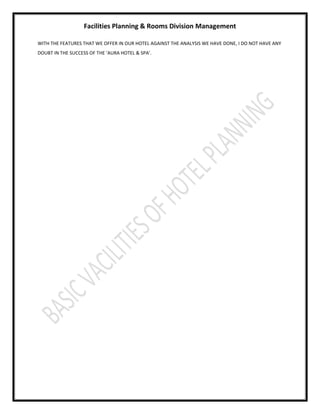 Hotel planning | PDF