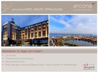 arcona HOTELS & RESORTS - MICE Presentation