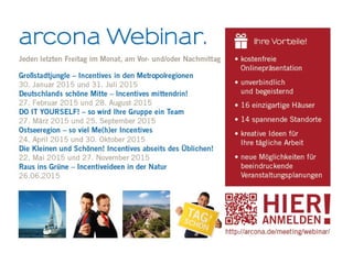 arcona HOTELS & RESORTS - MICE Presentation