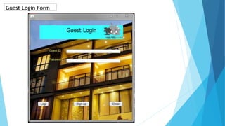 Guest Login Form
 