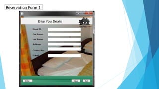 Reservation Form 1
 
