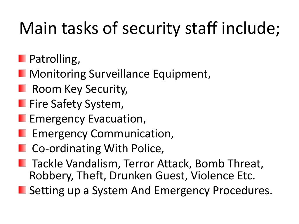Hotel Safety & Security
