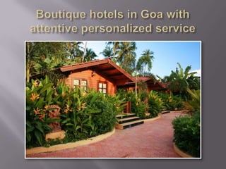 Hotels and resorts in goa by gogoa