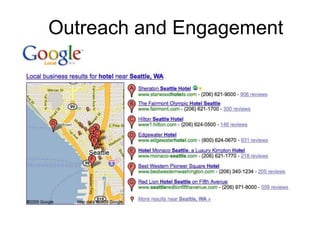 Outreach and Engagement<br />