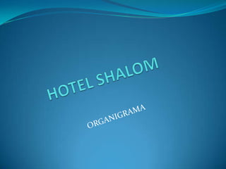 HOTEL SHALOM ORGANIGRAMA 