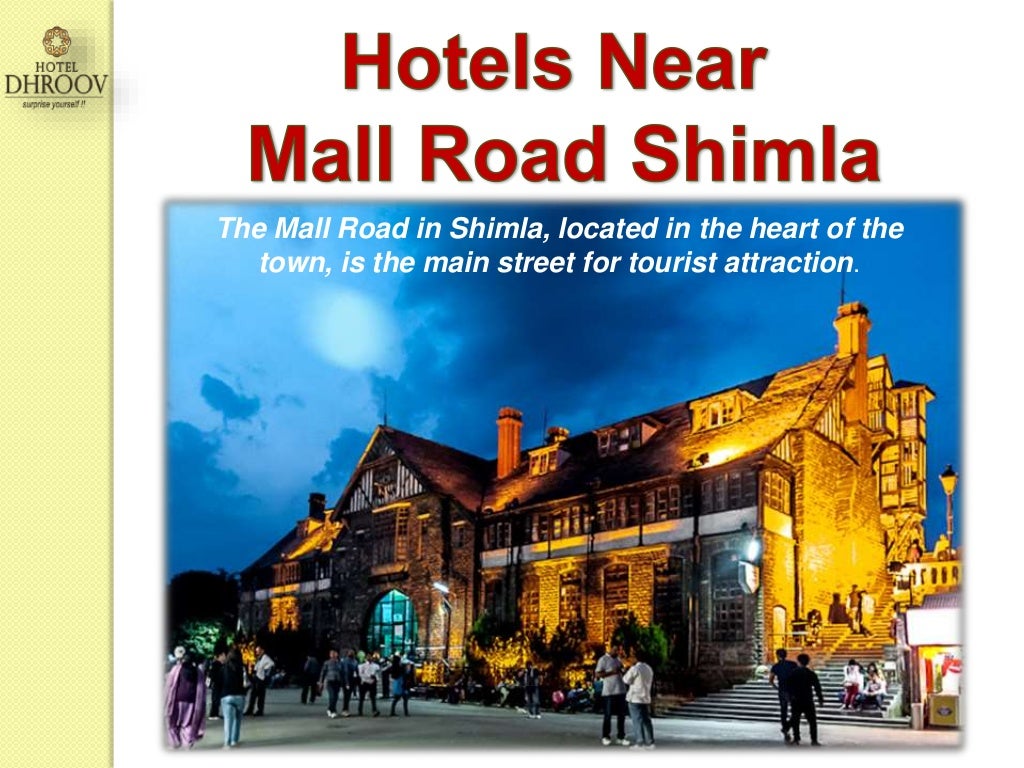 Hotels near mall road shimla