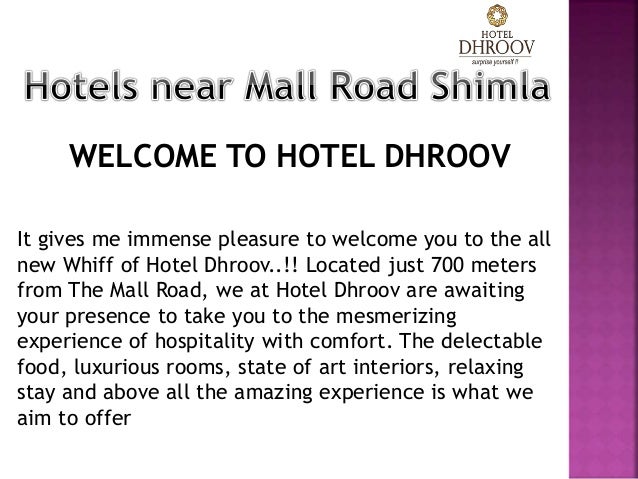 Hotels Near Mall Road Shimla3