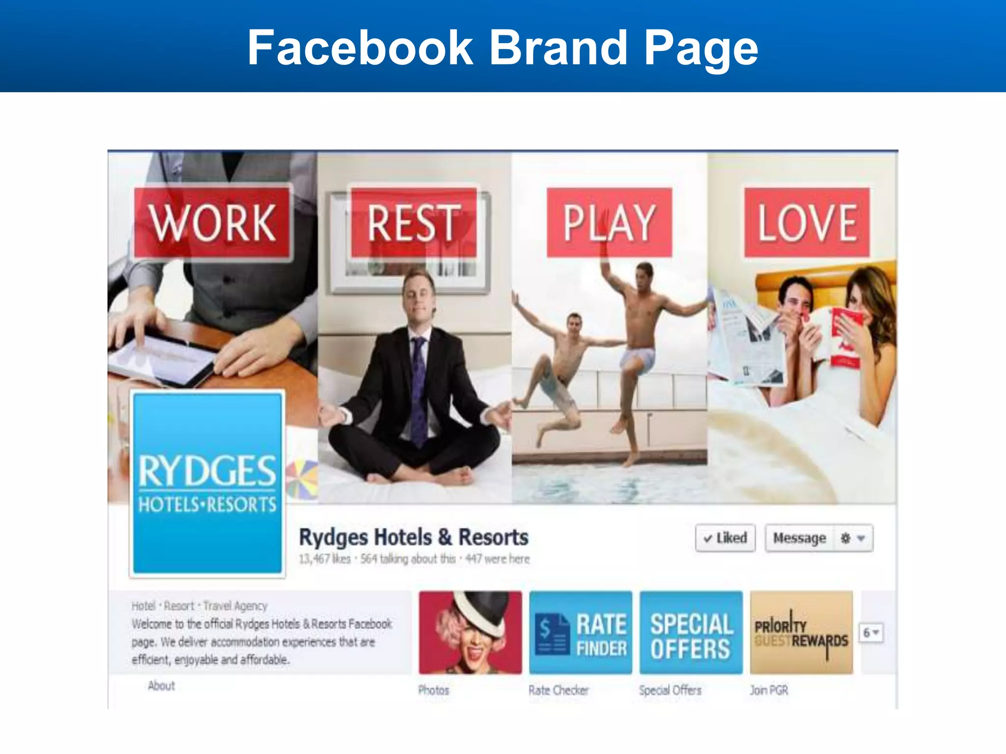 Facebook Brand Page
 