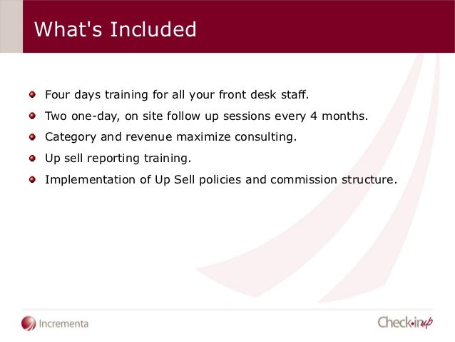 Hotel Upselling