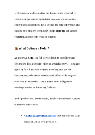 Hotel vs. Motel_ Understanding the Key Differences in Today’s ...