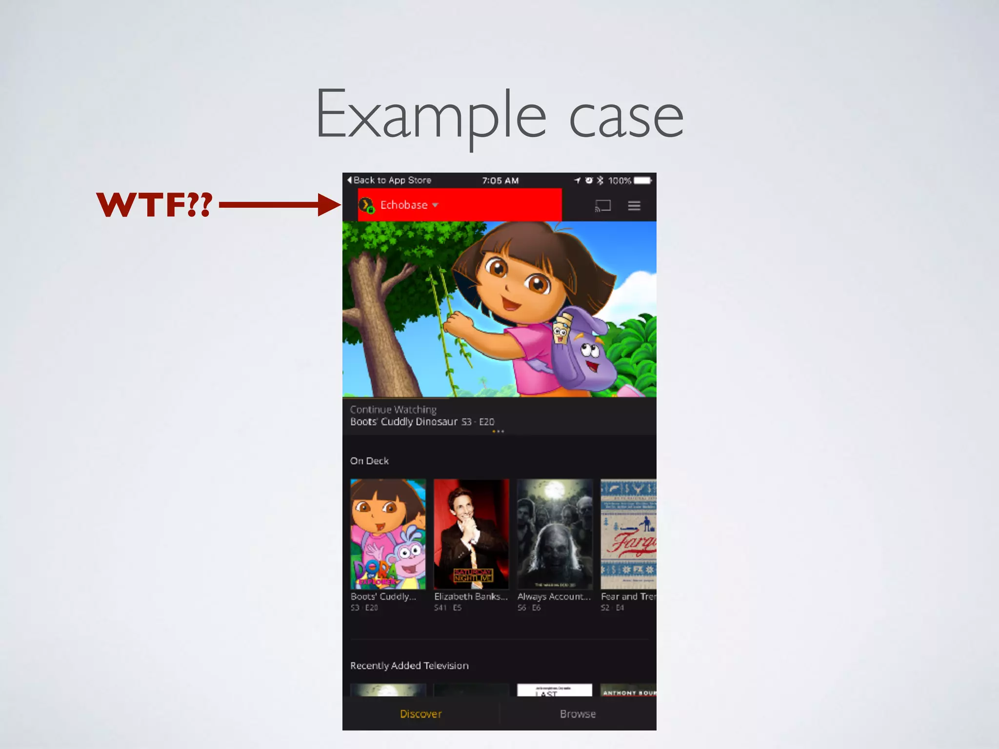 Example case
WTF??
 