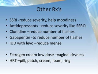 clonidine vs gabapentin for hot flashes