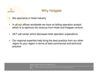 Hotgate Presentation Slides Hoteliers