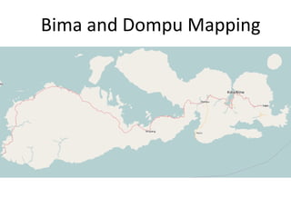 Bima and Dompu Mapping 