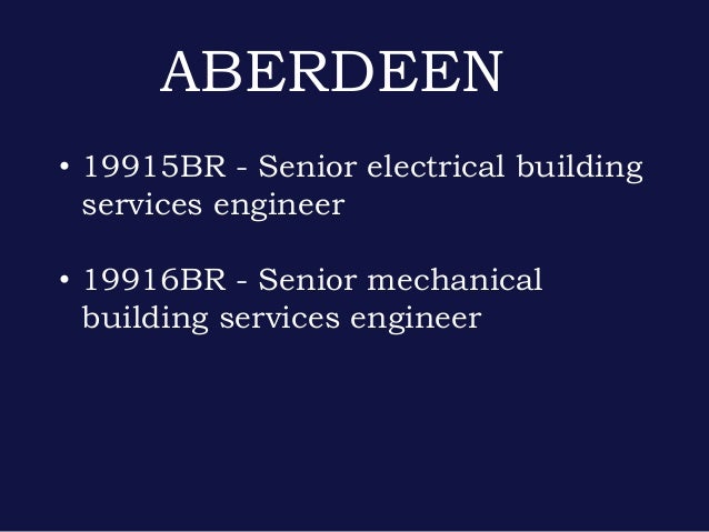 Electrical Building Services Engineer Bristol Electrical Building Services Engineer Bristol