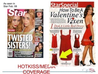 HOTKISS/MEDIA COVERAGE As seen in  Star Feb. 08 