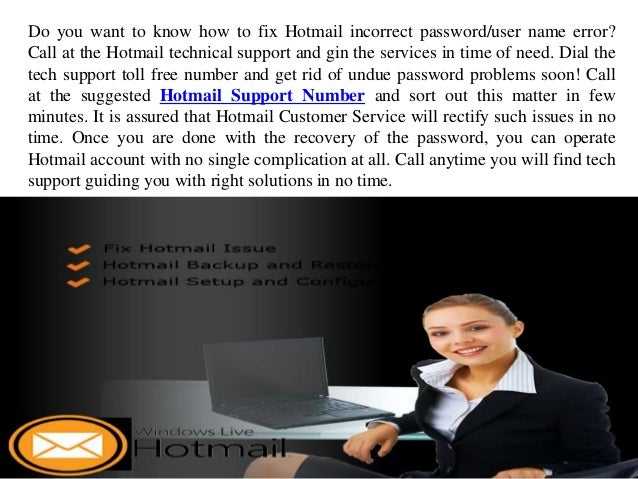 Dial Hotmail Help Desk Toll Free Number 1 888 521 0120