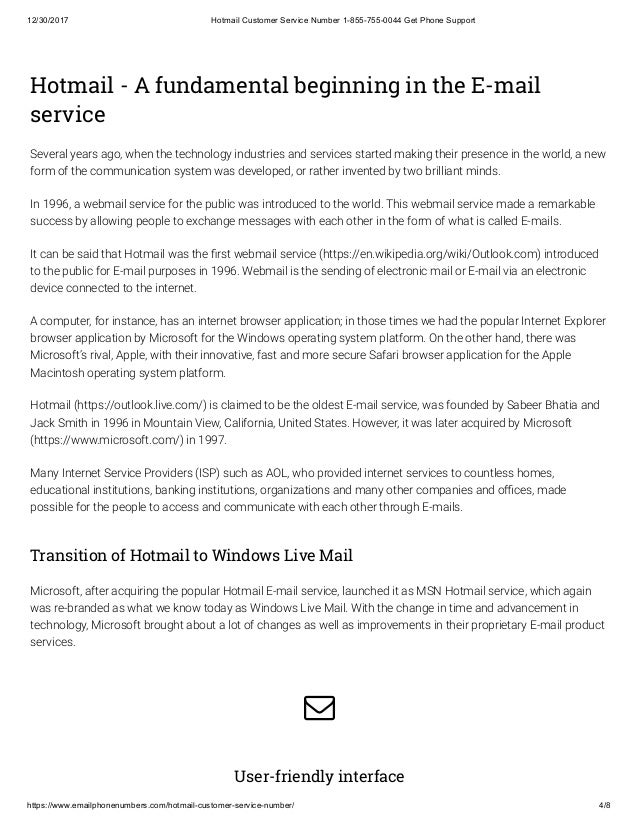 Hotmail Help Desk