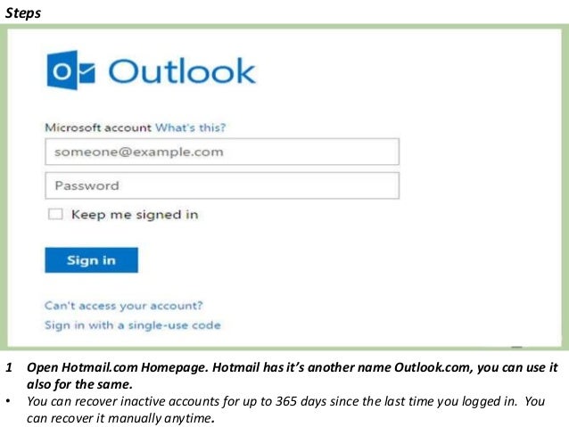 open hotmail inbox
