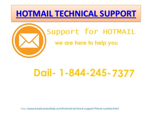 Hotmail technical support number