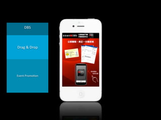 DBS

Drag	
  &	
  Drop

Event	
  Promo4on

 