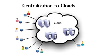 Cloud
Centralization to Clouds
 
