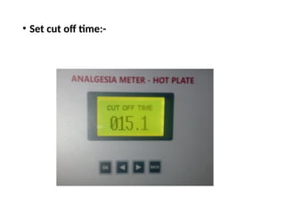 • Set cut off time:-
 