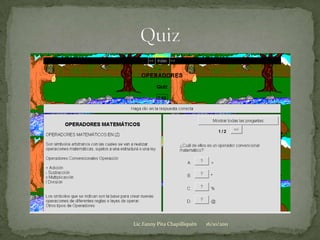 Quiz17/10/2011Lic.Fanny Pita Chapilliquén