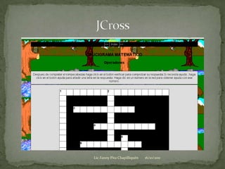 JCross17/10/2011Lic.Fanny Pita Chapilliquén