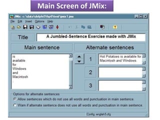 Main Screen of JMix:
 