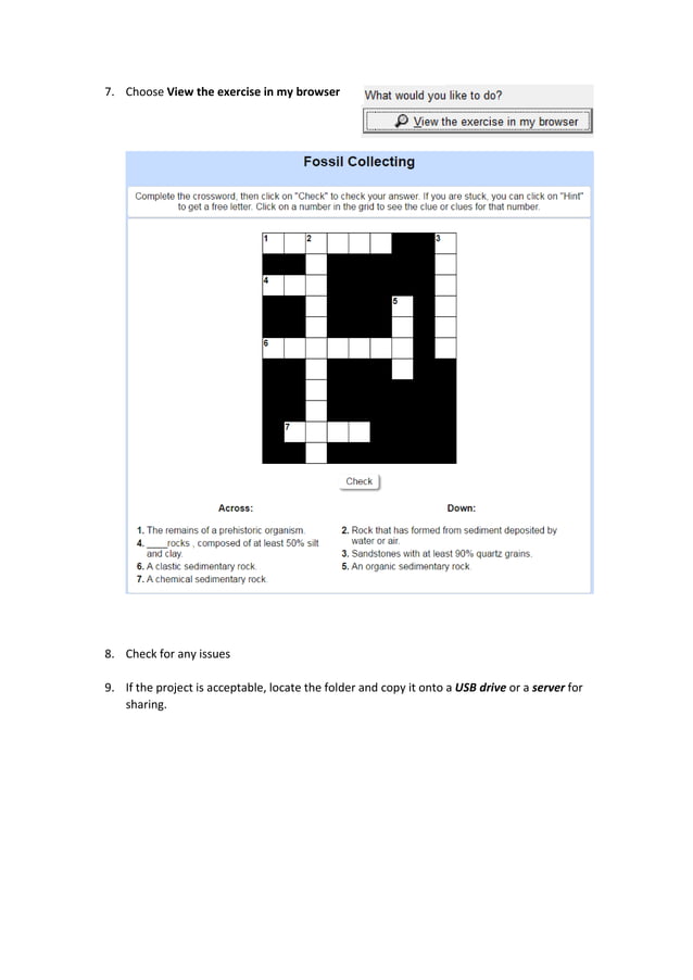 Hot Potatoes Crossword PDF