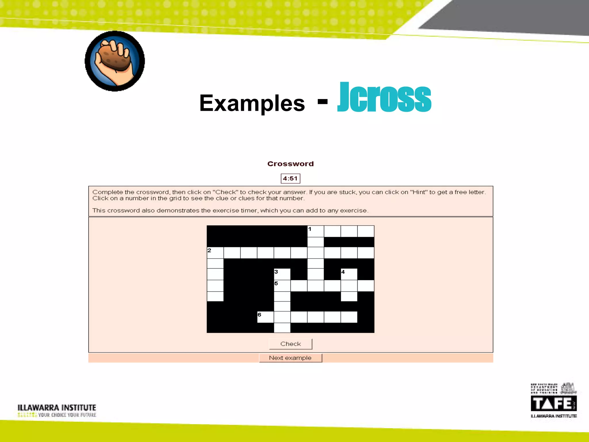 Examples  -  Jcross 