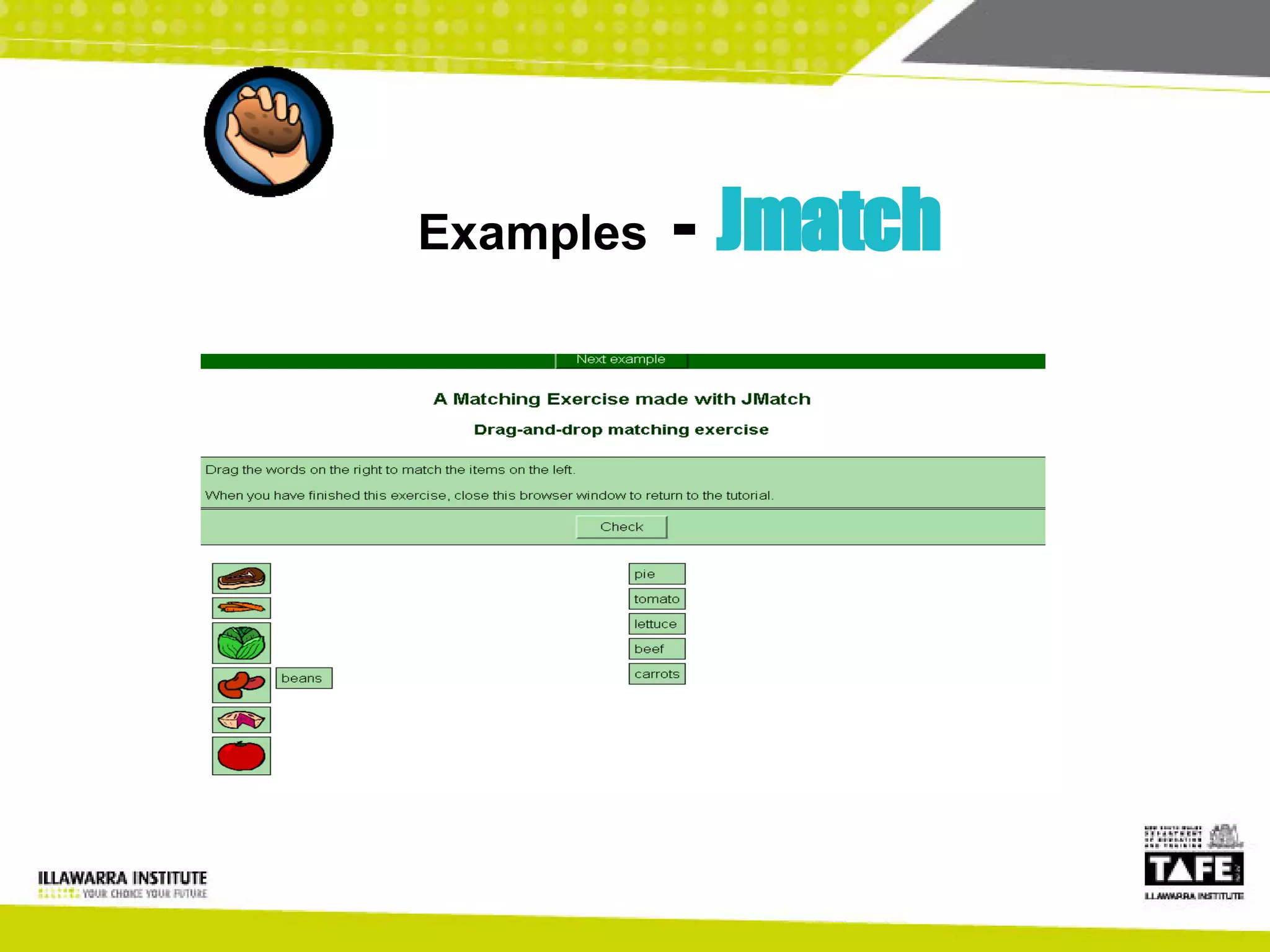 Examples  -  Jmatch 