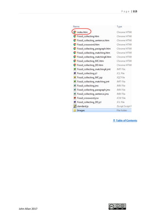 P a g e | 113
John Allan 2017
↑ Table of Contents
 