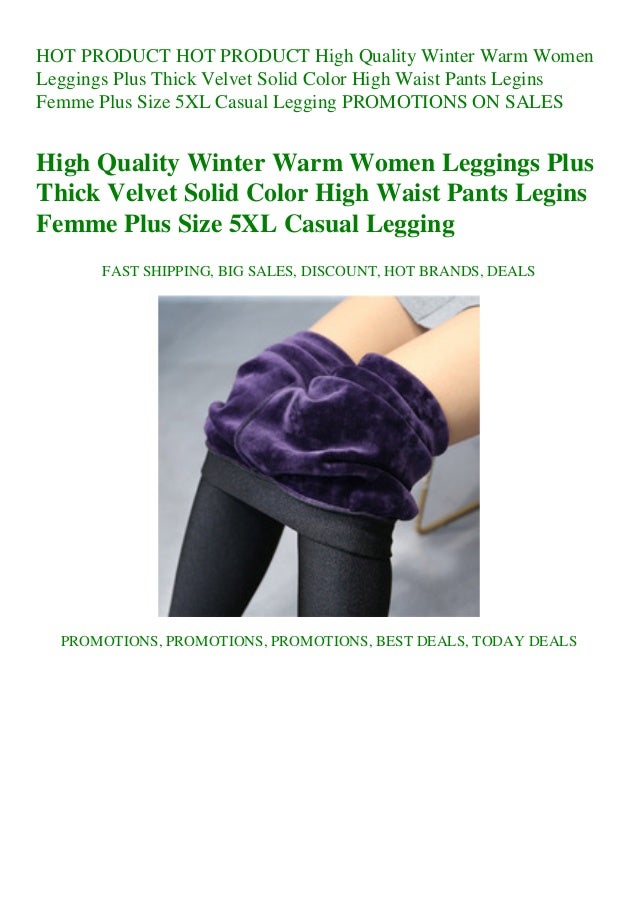 Hot Product High Quality Winter Warm Women Leggings Plus Thick Velvet