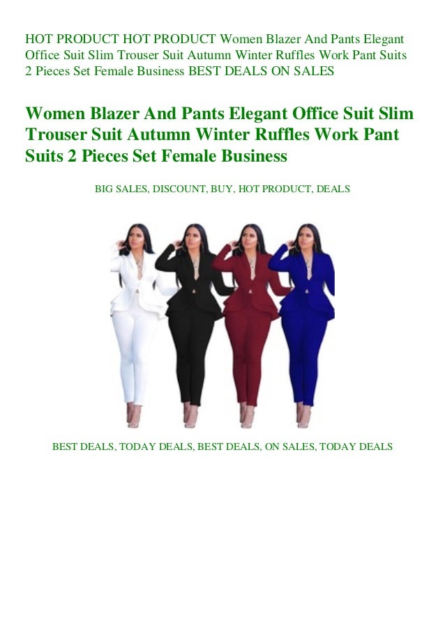 office trouser suits for ladies